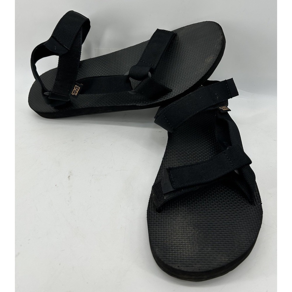 Teva Original Universal Urban‎ Sandals Black Hook And Loop Men's Size 12